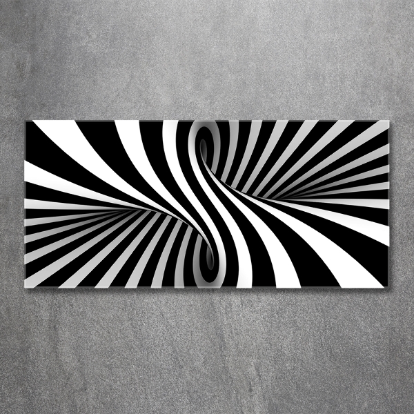 Foto schilderij op glas Abstracte wervel