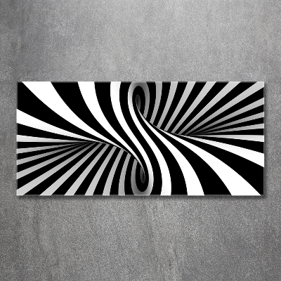 Foto schilderij op glas Abstracte wervel