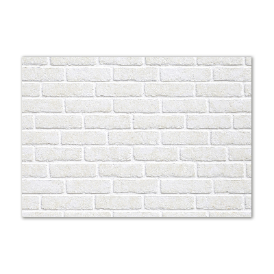 Foto schilderij op glas Bakstenen muur