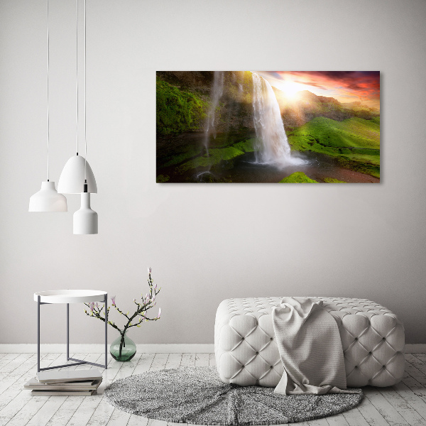 Foto schilderij op glas Waterval