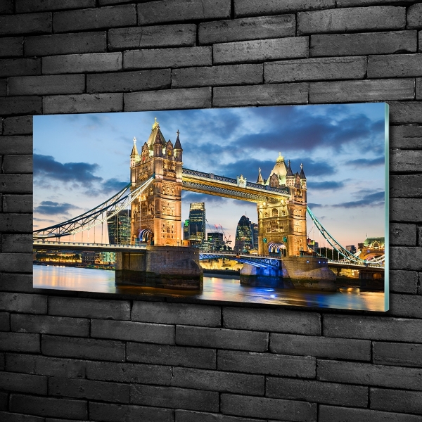 Schilderij op glas Tower Bridge Londen