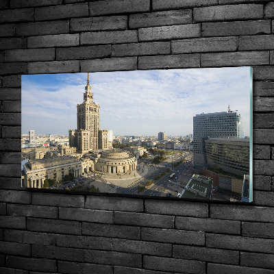 Schilderij op glas Paleis van Cultuur