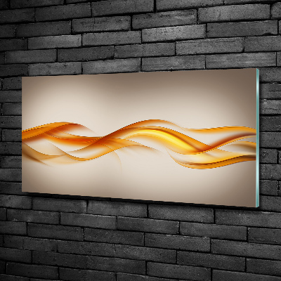 Glazen schilderij Abstracte golven