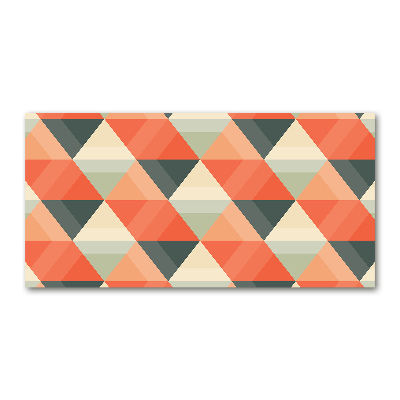 Glazen schilderij Geometrische achtergrond