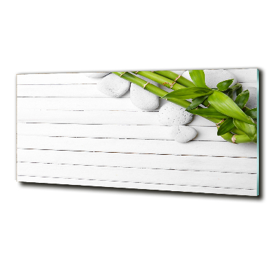 Foto schilderij op glas Bamboe