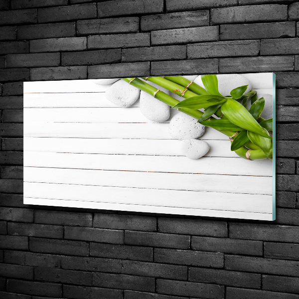 Foto schilderij op glas Bamboe