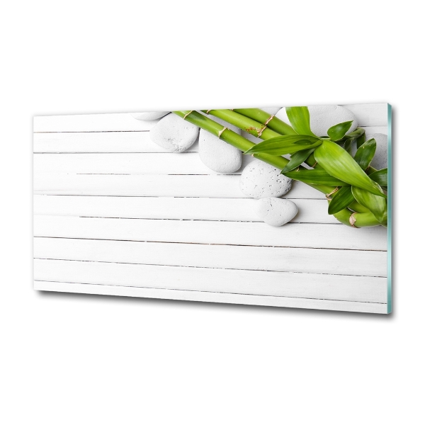 Foto schilderij op glas Bamboe