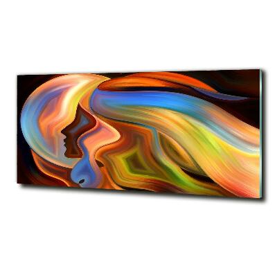 Foto schilderij op glas Abstractie