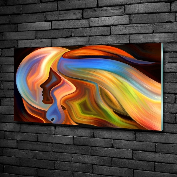 Foto schilderij op glas Abstractie