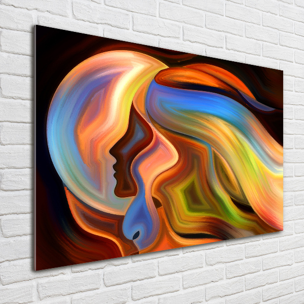 Foto schilderij op glas Abstractie