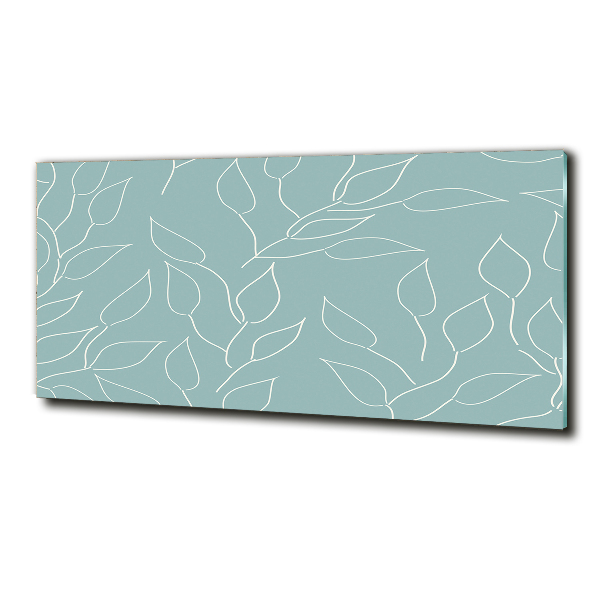Glazen schilderij Bladerenpatroon