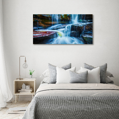 Glazen schilderij Tropische waterval