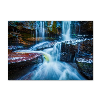 Glazen schilderij Tropische waterval