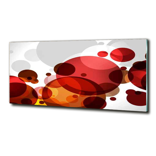 Glazen schilderij Cirkelabstractie