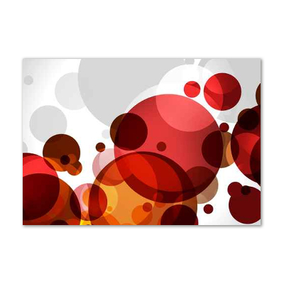 Glazen schilderij Cirkelabstractie