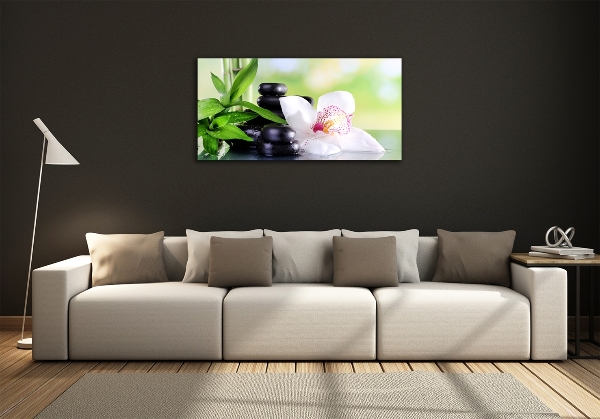 Schilderij op glas Orchidee