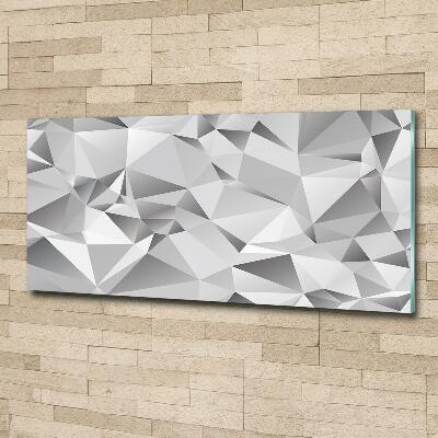 Schilderij glas 3D-abstractie