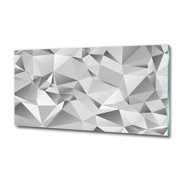 Schilderij glas 3D-abstractie