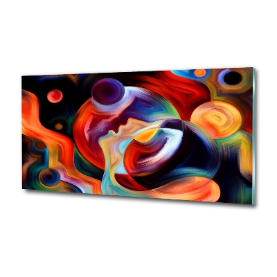 Foto schilderij op glas Abstractie