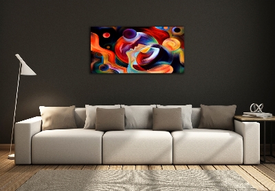 Foto schilderij op glas Abstractie