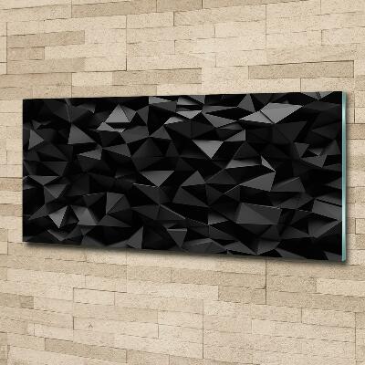 Schilderij glas 3D-abstractie