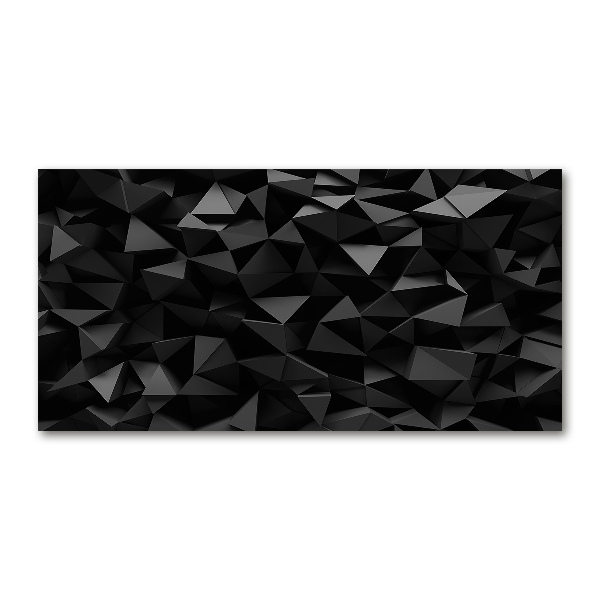 Schilderij glas 3D-abstractie