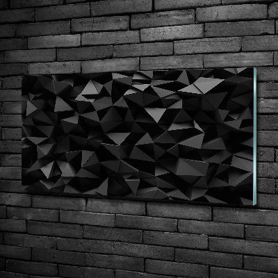 Schilderij glas 3D-abstractie