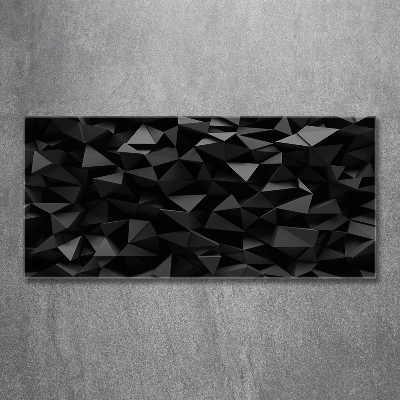 Schilderij glas 3D-abstractie