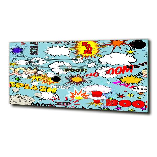 Foto schilderij op glas strips