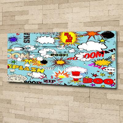 Foto schilderij op glas strips