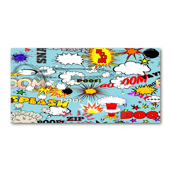 Foto schilderij op glas strips