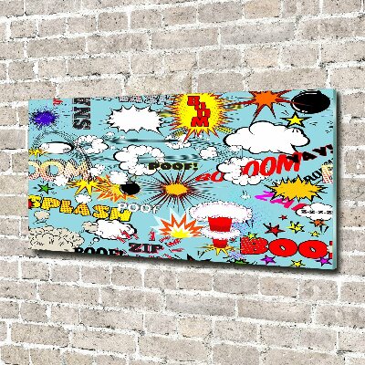 Foto schilderij op glas strips