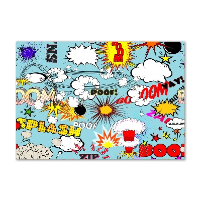 Foto schilderij op glas strips