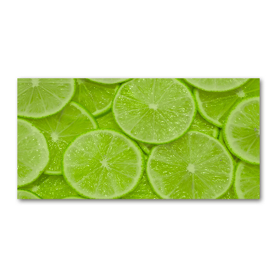 Fotoobraz na ścianę szkło hartowane Limonki