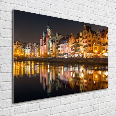 Glazen schilderij Gdansk, Polen