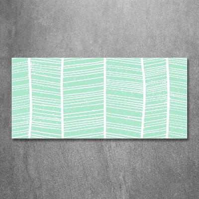 Schilderij op glas Visgraatpatroon