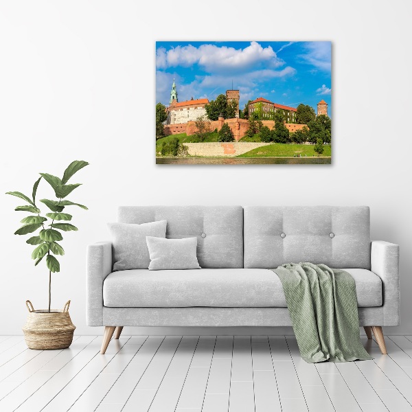 Schilderij glas Krakau, Polen