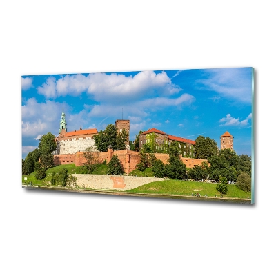 Schilderij glas Krakau, Polen