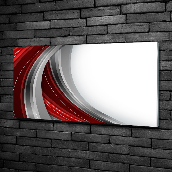 Foto schilderij op glas Golven op de achtergrond