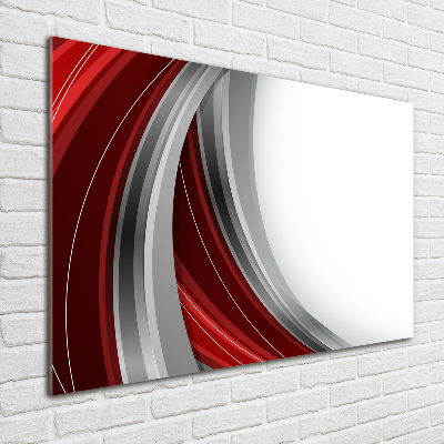 Foto schilderij op glas Golven op de achtergrond