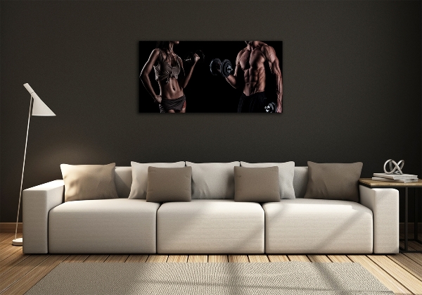 Glazen schilderij Spieropbouw