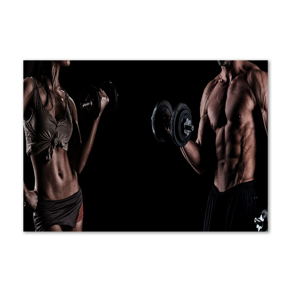 Glazen schilderij Spieropbouw