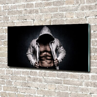 Foto schilderij op glas Spieropbouw