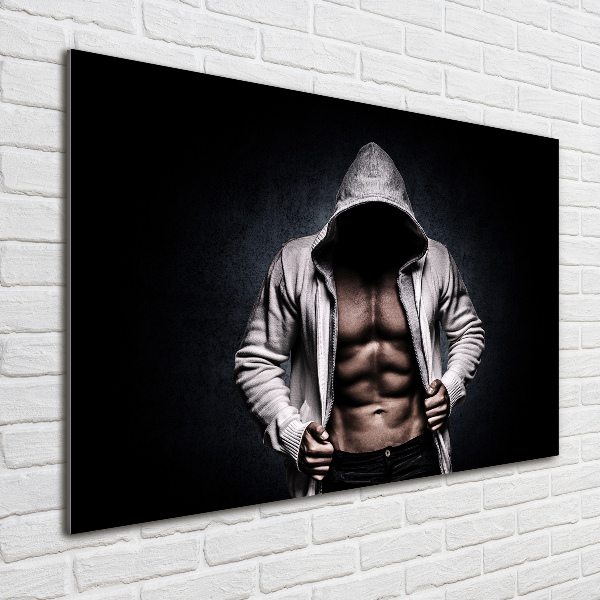 Foto schilderij op glas Spieropbouw