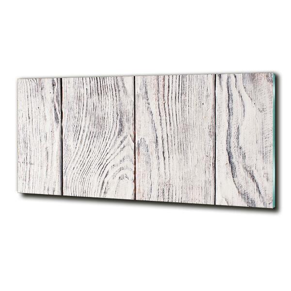 Foto schilderij op glas Houten muur