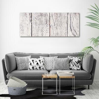 Foto schilderij op glas Houten muur