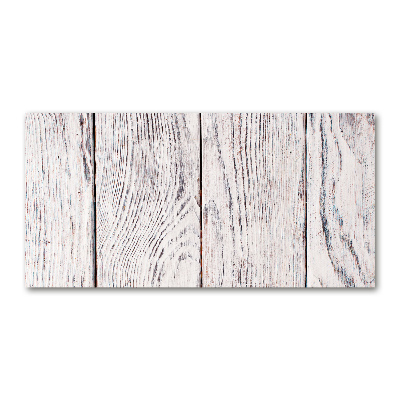 Foto schilderij op glas Houten muur