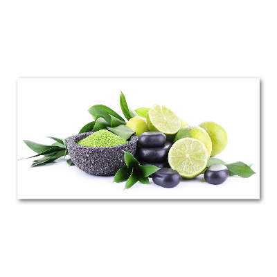 Glazen schilderij Kalk en stenen