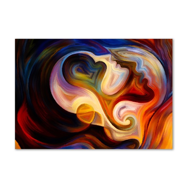 Schilderij glas Abstractie