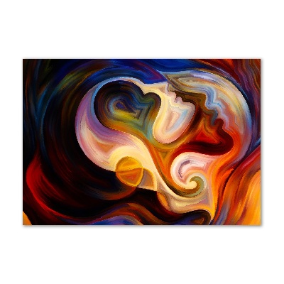 Schilderij glas Abstractie